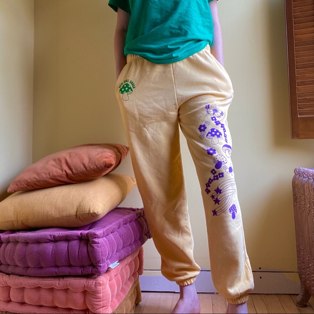 Limited Edition Yellow New Girl Order Sweatpants